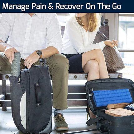 Bravo-Sage – Rodillo de Espuma Plegable para Viaje | Masajeador de Tejido Profundo para Alivio del Dolor de Espalda, Recuperación Muscular y Entrenamiento