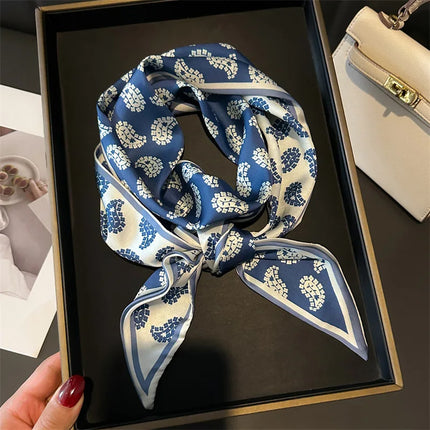 Nuevo Pañuelo de Seda Estrecho 14x147 cm – Versátil y Elegante para Mujer