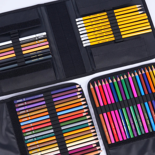 Estuche para Lápices de Mano de 200 Agujeros – Lápices de Dibujo Coloridos para Artistas y Estudiantes