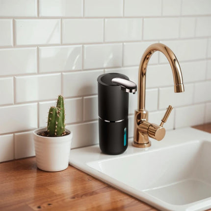 Dispensador Automático de Jabón sin Contacto de 380 ml – Sensor Infrarrojo y Carga USB para Baño y Cocina