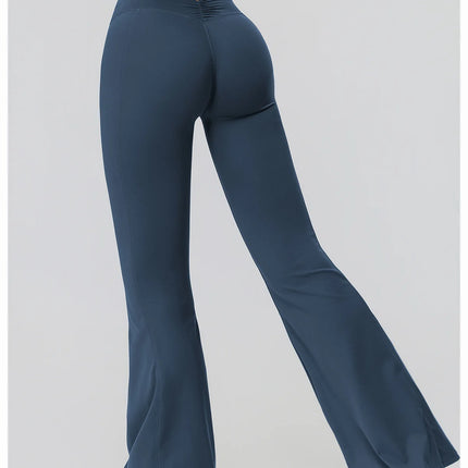 Bell-bottoms Pantalones de yoga con corte de bota de talle alto para mujer Leggings acampanados para entrenamiento y ropa casual Ropa deportiva cómoda y elegante