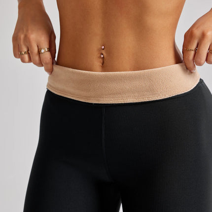 Thichen-mallas cálidas con forro polar para mujer, pantalones de Yoga, entrenamiento deportivo, mallas de gimnasio, ropa de Yoga, ropa deportiva para Fitness