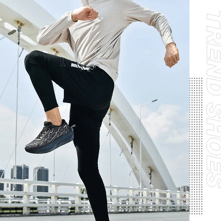 Zapatillas de correr con placa de carbono MIX 5,0 para hombres y mujeres, zapatillas de entrenamiento de absorción de impacto con rebote estable para carreras de maratón