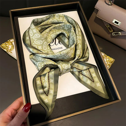 Nuevo Pañuelo de Seda Estrecho 14x147 cm – Versátil y Elegante para Mujer