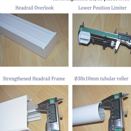 SmartMatters persianas opacas inalámbricas motorizadas para Windows Smart Zigbee Wifi Tuya Alexa Google Home Compatible