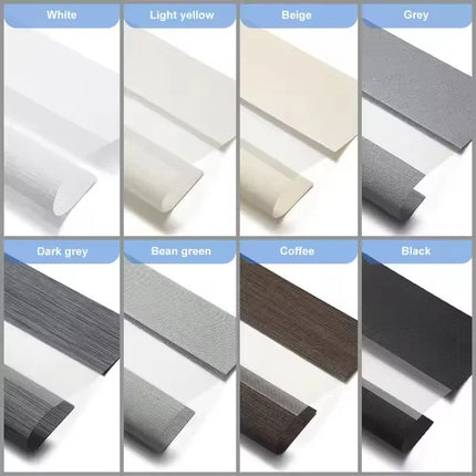 Precio de fábrica persianas de Control Wifi 100% poliéster doble tela conectar Alexa Google Homekit Motor persianas automáticas de cebra para el hogar