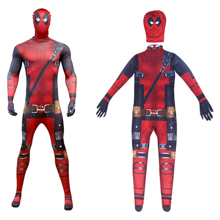 Disfraz de Deadpool para niños, regalos de superhéroe, mono de Deadpool, disfraces para niños, traje de superhéroes para niños, disfraz de Halloween para niños