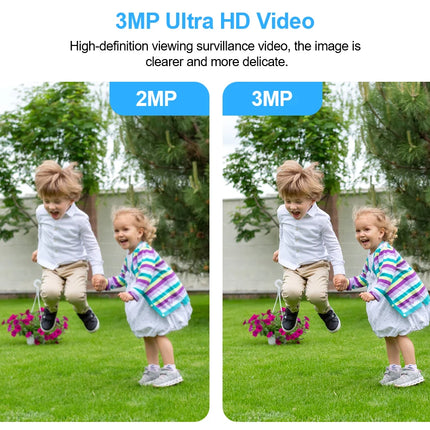 Smar 8CH NVR 5MP Kit de cámara inalámbrica Ai Humman detectar al aire libre 3MP PTZ WiFi visión nocturna CCTV sistema de vigilancia de seguridad ICsee