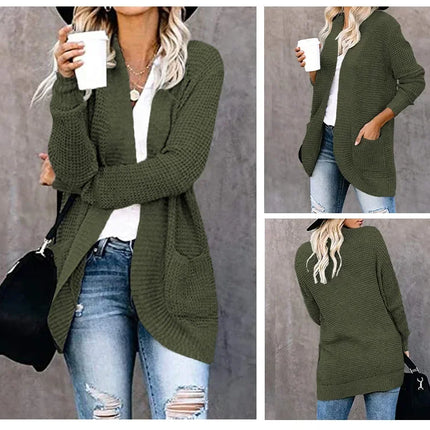 Cárdigan de moda para Mujer, suéter de punto Harajuku, chaqueta básica, Ropa de Mujer, abrigo fino, ropa de calle, Ropa nueva para Mujer