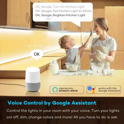 Controlador LED Tuya WiFi 12-24V – Compatible con Alexa y Google Assistant