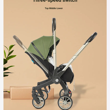 Cochecito de bebé multifuncional 4 en 1, carrito Convertible para recién nacido, asiento de seguridad, Combo, cochecito de bebé plegable