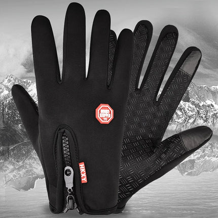 Guantes Cálidos Impermeables de Invierno – A Prueba de Viento y con Pantalla Táctil para Hombres y Mujeres