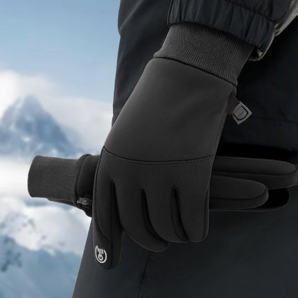 Guantes Cálidos Impermeables de Invierno – A Prueba de Viento y con Pantalla Táctil para Hombres y Mujeres