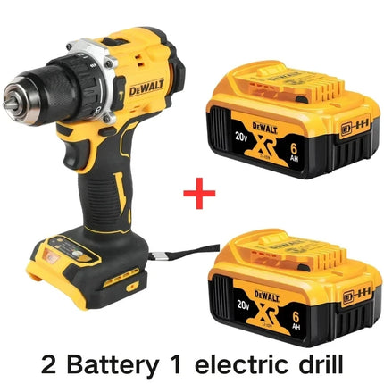 DeWalt – Taladro de Impacto sin Escobillas 20V, DCD805 | Taladro Atornillador Eléctrico Multifunción con Batería de Litio Recargable