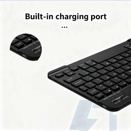 Teclado Bluetooth Teclado inalámbrico de 84 teclas Compatible con tabletas iPad Samsung Xiaomi de 7/10 pulgadas y teclado Mini iPad para iPad