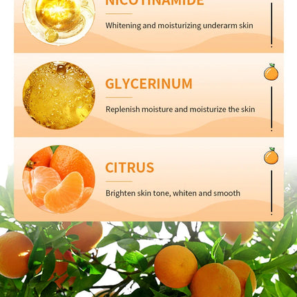 SADOER loción corporal con vitamina C, crema hidratante para el cuidado del cuerpo de las axilas, nutritiva, antisecado, cremas exfoliantes suaves y tiernas, cuidado de la piel