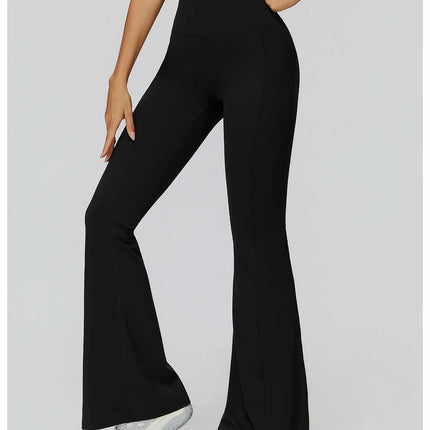 Bell-bottoms Pantalones de yoga con corte de bota de talle alto para mujer Leggings acampanados para entrenamiento y ropa casual Ropa deportiva cómoda y elegante