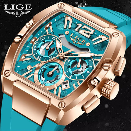Reloj LIGE Militar de Lujo para Hombre – Deportivo, Casual e Impermeable