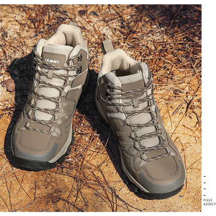 Botas de entrenamiento táctico mejoradas para hombre, zapatos de senderismo antideslizantes de respuesta rápida para acampar al aire libre, zapatos deportivos informales, zapatos de senderismo para mujer