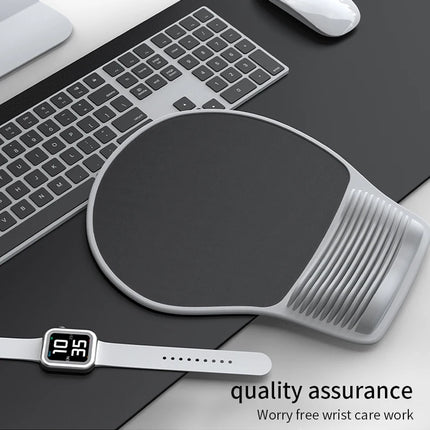Alfombrilla ergonómica para ratón, soporte para muñeca, cómoda alfombrilla para ratón, alfombrilla para ratón de Gel para aliviar el dolor en la muñeca, ordenador portátil, oficina