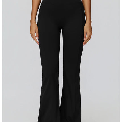 Bell-bottoms Pantalones de yoga con corte de bota de talle alto para mujer Leggings acampanados para entrenamiento y ropa casual Ropa deportiva cómoda y elegante