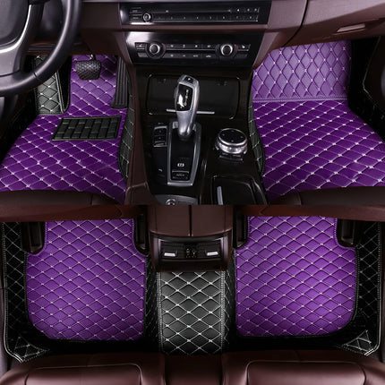 Alfombrillas de Coche de Cuero para SEAT Ibiza Mk3 6L (2002-2008) – Alfombrillas para Pies de Vehículo, Protección Duradera y Estilo Elegante