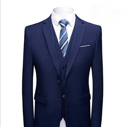 Trajes para hombre elegante boda 2 piezas conjunto chaquetas pantalones Blazers traje Formal ajustado moda negocios clásico 2025 disfraz