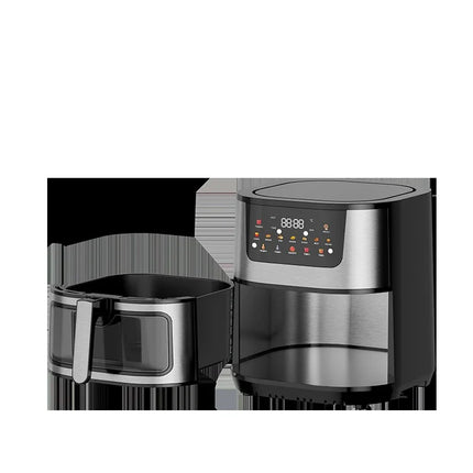 Freidora de Aire Eléctrica de Acero Inoxidable 15L – Cocina Inteligente de Gran Capacidad con Horno Tostador y Pantalla Digital
