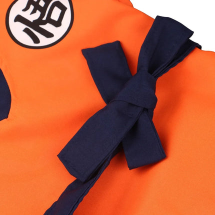 Disfraces de Anime Son Goku para niños, ropa de entrenamiento Krillin, trajes de superhéroe con peluca Super Saiyan, disfraz de fiesta de cómic Con