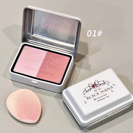 Rubor de niebla suave con forma de corazón francés, baja saturación, puro deseo, maquillaje coreano, maquillaje, rouge, maquillaje