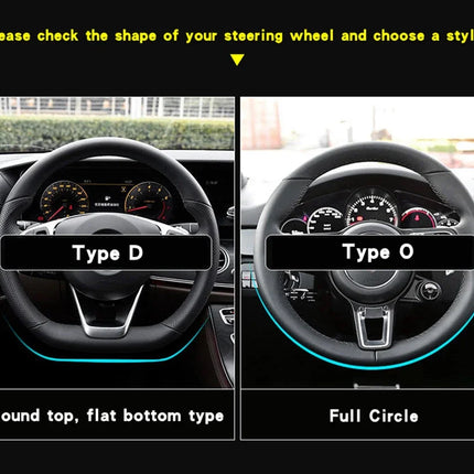 Protector Universal para volante de coche, fibra de carbono, cuero, tridimensional, antideslizante, tonto y accesorios de moda para coche