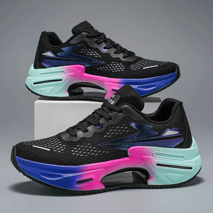 Zapatillas para correr Air Cushion especialidad maratón hombres deportes transpirables ligeros mujeres cómodas zapatillas deportivas antideslizantes ﻿