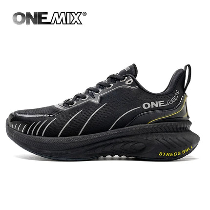 ¡Novedad de ONEMIX! Zapatillas de correr para hombre, zapatillas deportivas antideslizantes para mujer