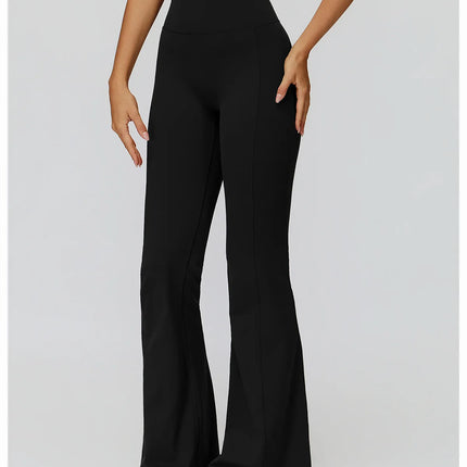Bell-bottoms Pantalones de yoga con corte de bota de talle alto para mujer Leggings acampanados para entrenamiento y ropa casual Ropa deportiva cómoda y elegante