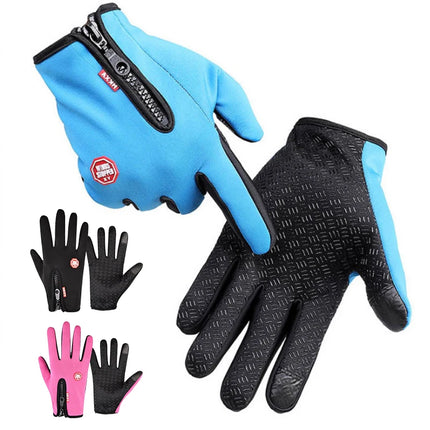 Guantes Cálidos Impermeables de Invierno – A Prueba de Viento y con Pantalla Táctil para Hombres y Mujeres