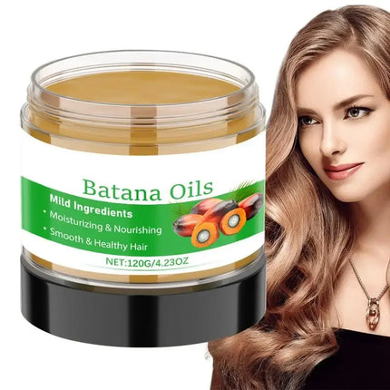 Batan aceite para el cabello acondicionador para el cabello nutritivo hidratante reparación fortalece las raíces acondicionador suavizante cuidado del cabello 120g
