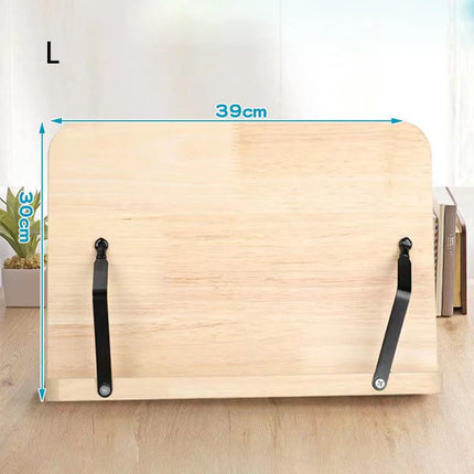 Bandeja de Soporte de Libros Ajustable y Portátil – Clips de Página para Lectura y Cocina