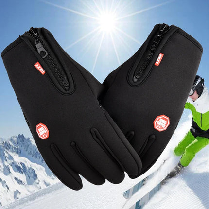 Guantes Cálidos Impermeables de Invierno – A Prueba de Viento y con Pantalla Táctil para Hombres y Mujeres
