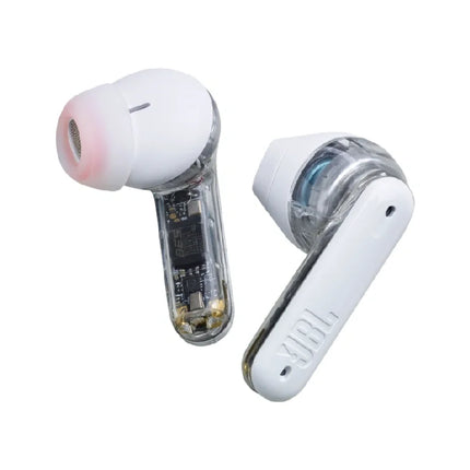 Nuevos auriculares inalámbricos JBL Tune Flex Ghost Edition, potentes graves puros, auriculares con cancelación activa de ruido, resistentes al agua IPX4