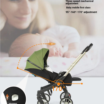 Cochecito de bebé multifuncional 4 en 1, carrito Convertible para recién nacido, asiento de seguridad, Combo, cochecito de bebé plegable