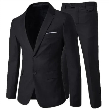Trajes elegantes para hombre para boda, 3 piezas, 2 conjuntos de chaquetas, chaleco, pantalones, Blazers, traje clásico de negocios, traje Formal completo 2024