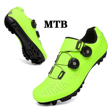 Zapatillas de ciclismo MTB para hombre, botas deportivas para bicicleta de carretera, zapatillas planas de velocidad de carreras, calzado para bicicleta de montaña, zapatos de ciclismo con Pedal Spd