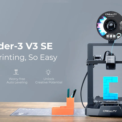 Creality 3D Ender-3 V3SE – Impresora 3D FDM de Alta Velocidad, Versión Mejorada