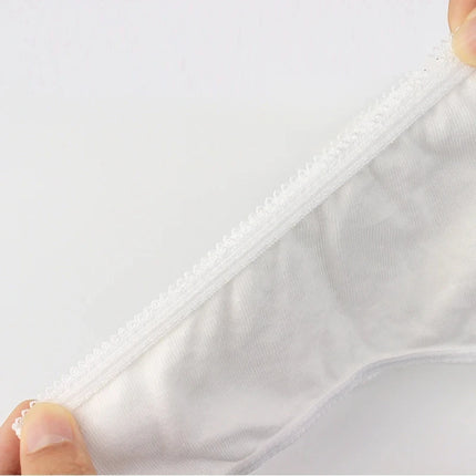 5 unids/lote de ropa interior desechable, bragas para embarazadas, calzoncillos posparto de algodón de talla grande para mujeres grandes de 2XL a 6XL
