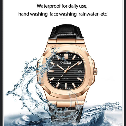 Reloj Mecánico Automático ONOLA para Hombre – Elegancia, Precisión y Resistencia