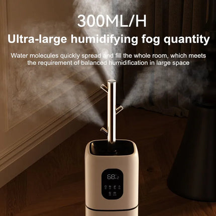 Humidificador de capacidad ultragrande de 9L, humedad constante inteligente + esterilización UV, Control WIFI, dormitorio, sala de estar y oficina