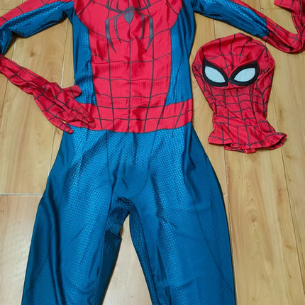 Nuevo día Spiderman Cosplay nuevos trajes de superhéroe LICRA Zentai trajes Spidey niños trajes disfraz de Halloween niños adultos