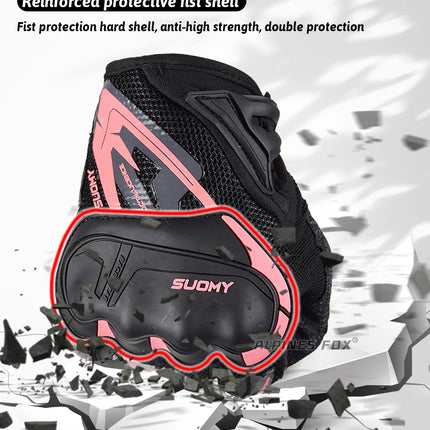 Suomy Guantes de Moto Guantes de Moto pantalla táctil Guantes transpirables Guantes de Moto carreras verano primavera hombres mujeres Luva Moto DH