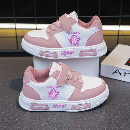 KPop Demon Hunters zapatillas de deporte informales para niños, zapatos deportivos para niñas, zapatos para correr de baloncesto para estudiantes de dibujos animados, zapatos de tenis para niños, regalos