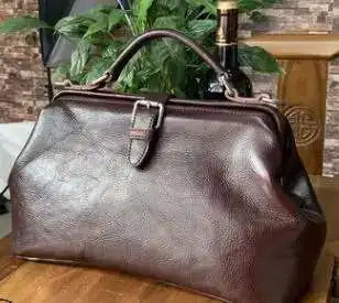 MOTAORA, bolso de médico Original de cuero de búfalo suave, bolso de hombro clásico para mujer, bolso cruzado, bolso de mano espacioso de piel de vaca para mujer